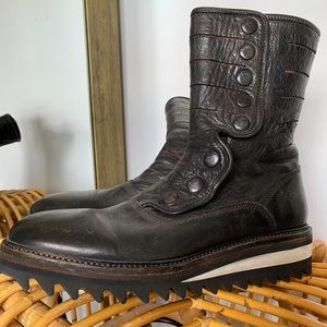 Men’s John Varvatos Leather biker  Moon Boots